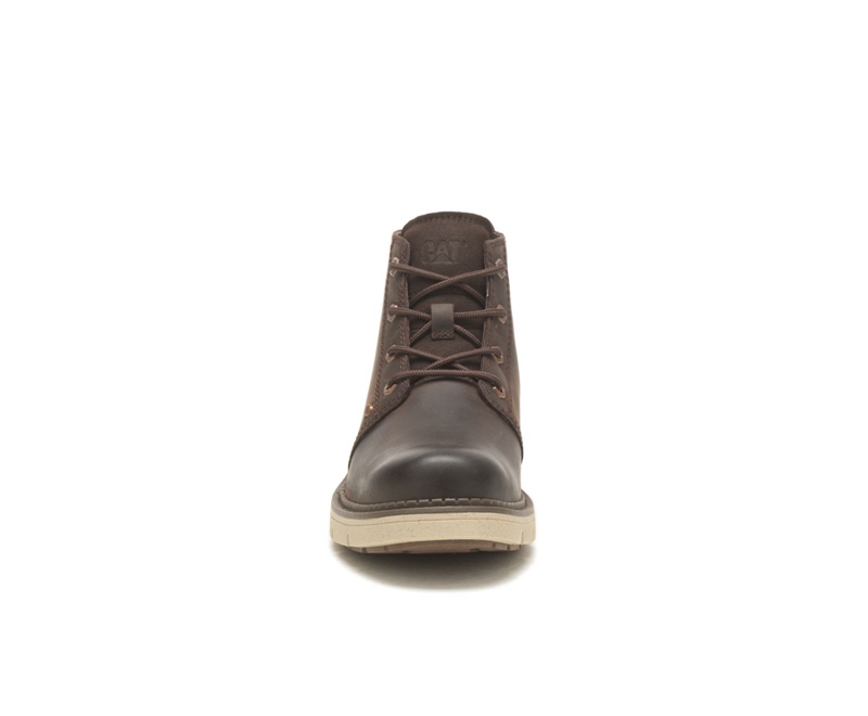 Caterpillar Covert Mid Vanntette Sko Herre Kaffe | YIULG-5206