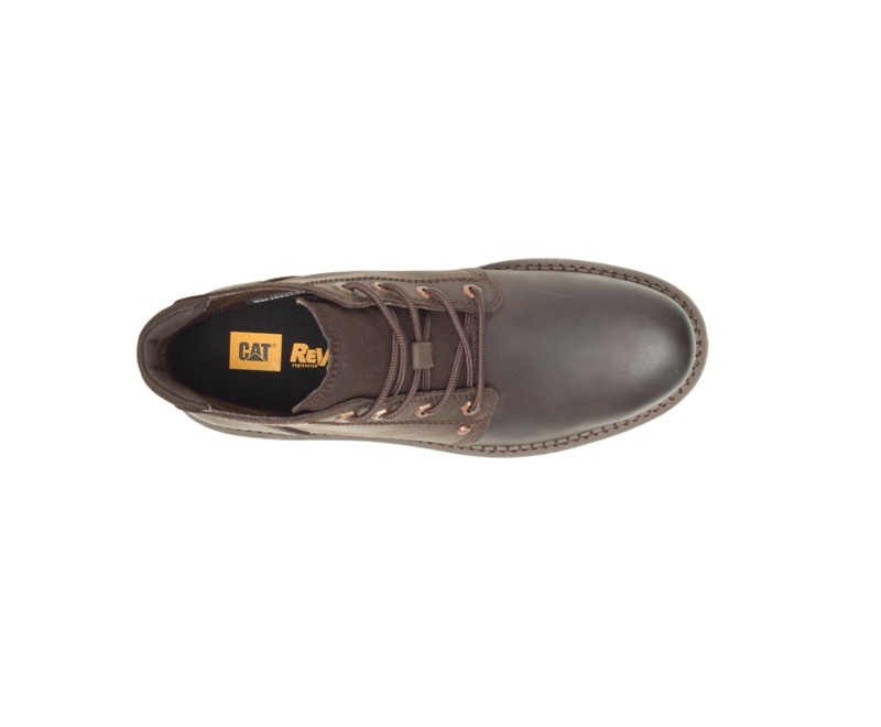 Caterpillar Covert Mid Vanntette Sko Herre Kaffe | YIULG-5206