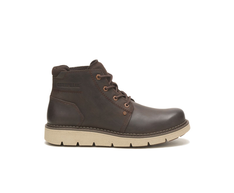 Caterpillar Covert Mid Vanntette Sko Herre Kaffe | YIULG-5206