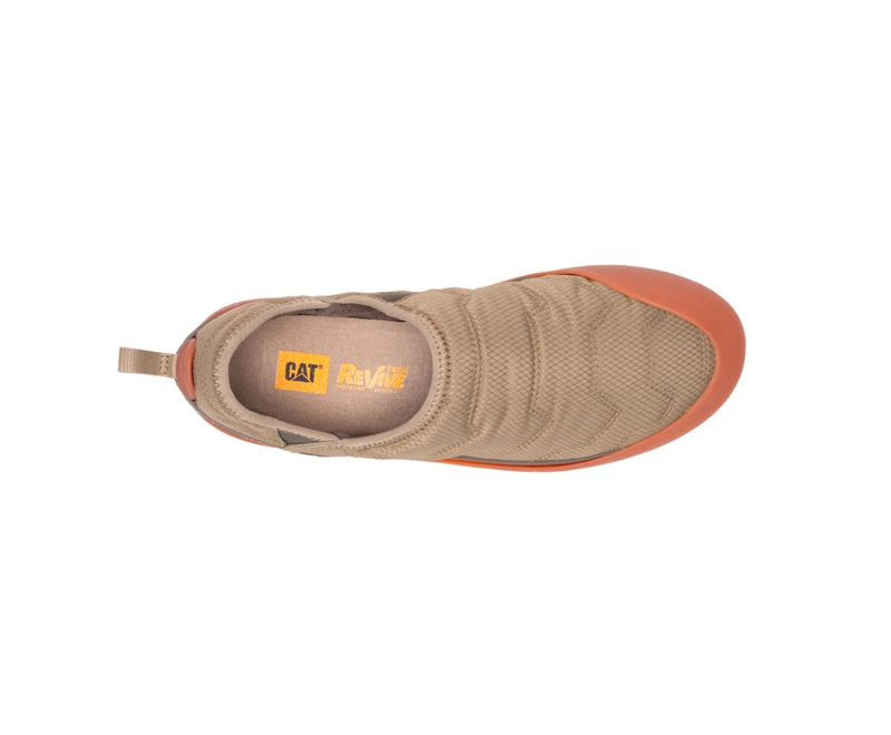 Caterpillar Crossover Slip On Dame Mørke Gul | OFHTN-8754