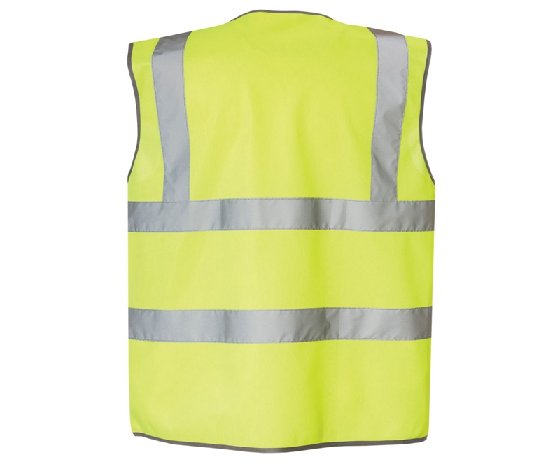 Caterpillar Hi-Vis Zip Vest Herre Lyse Gul | FUOGV-5824