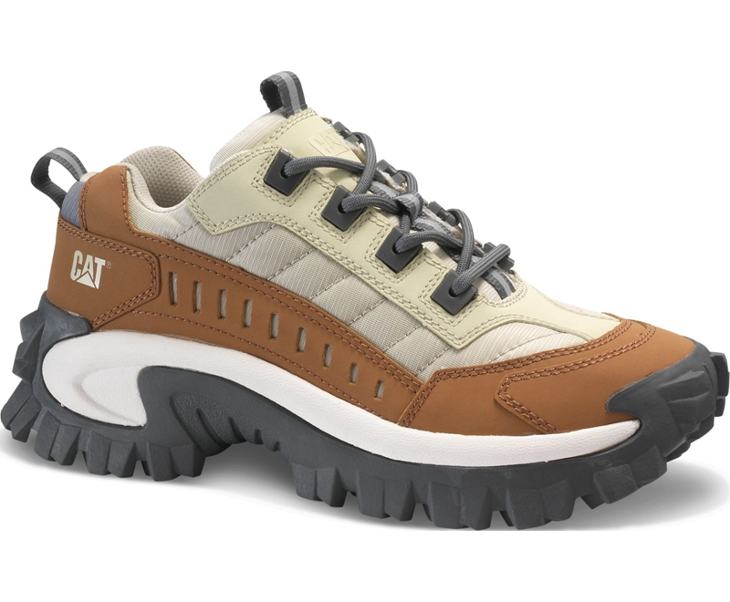 Caterpillar Intruder Fritidssko Dame Brune Beige | EHSAZ-0395