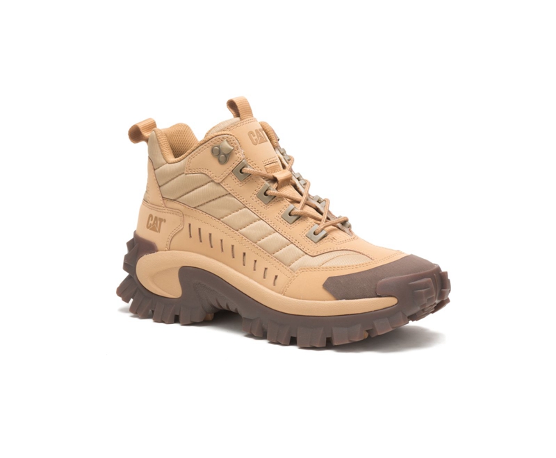 Caterpillar Intruder Mid Joggesko Dame Mørke Beige | LKJZO-6085