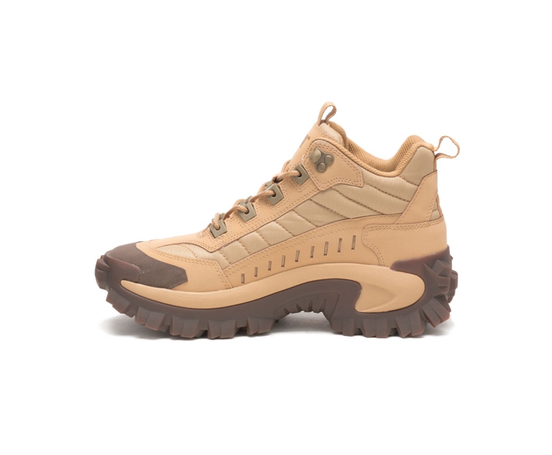 Caterpillar Intruder Mid Joggesko Dame Mørke Beige | LKJZO-6085