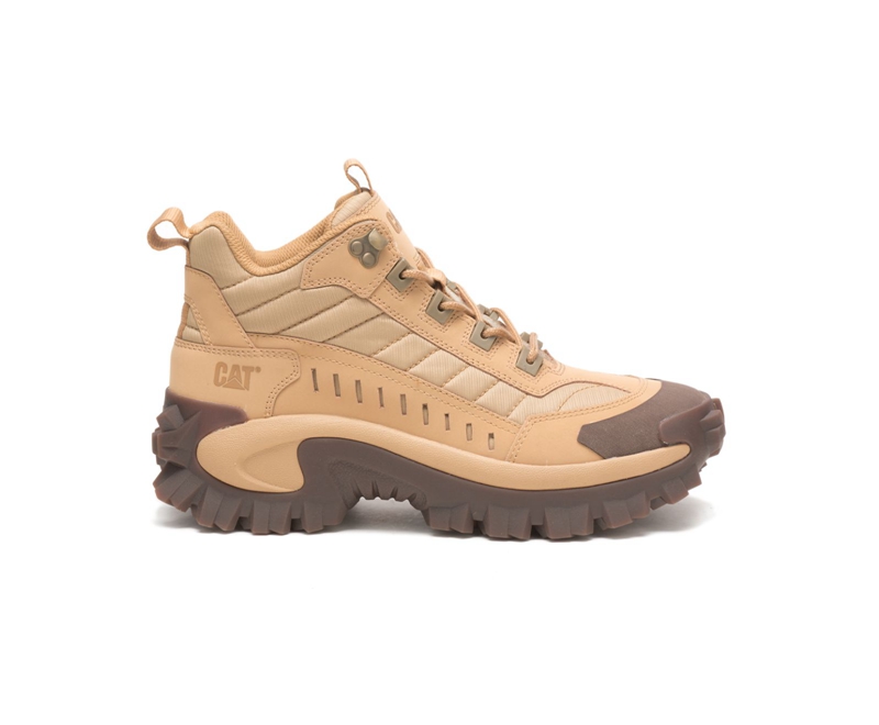 Caterpillar Intruder Mid Joggesko Dame Mørke Beige | LKJZO-6085