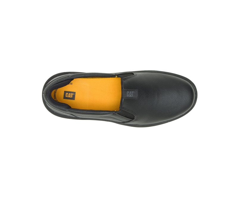 Caterpillar ProRush SR+ Slip On Dame Svarte | CLSUK-9126