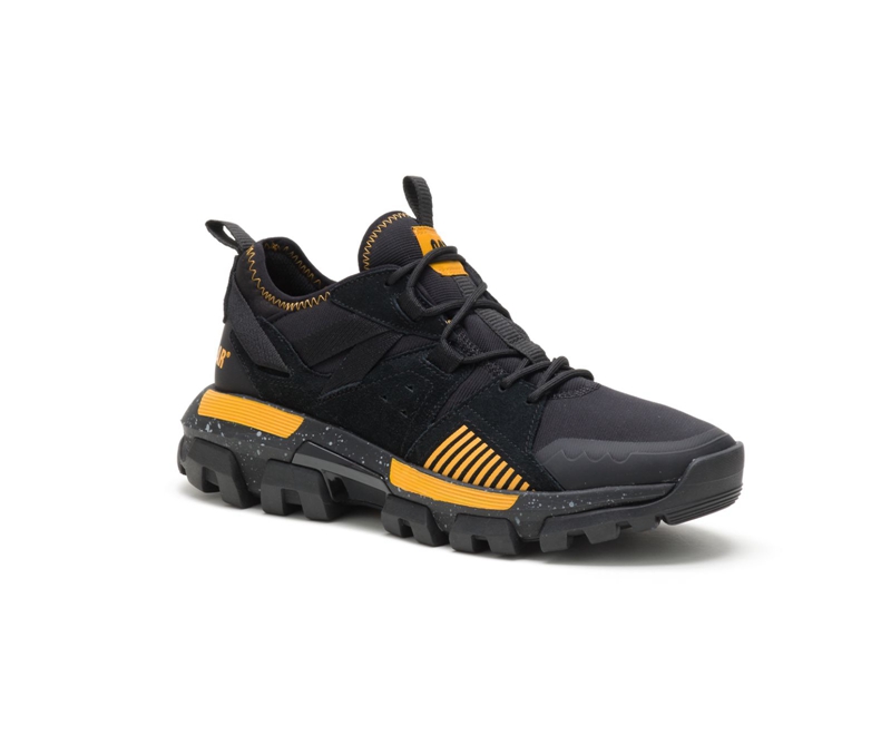 Caterpillar Raider Sports Joggesko Dame Svarte Gul | CKGOP-8927